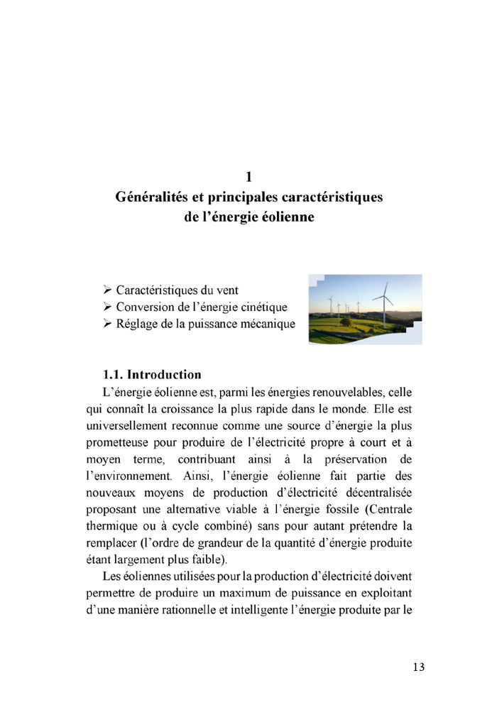 L'énergie éolienne