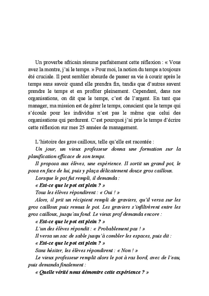 Le temps des hommes et des organisations