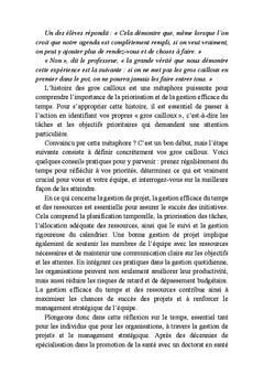 Le temps des hommes et des organisations