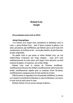 Quatrièmes de couverture