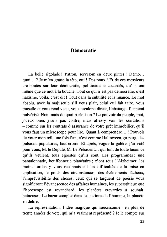 Abécédaire apocalyptique