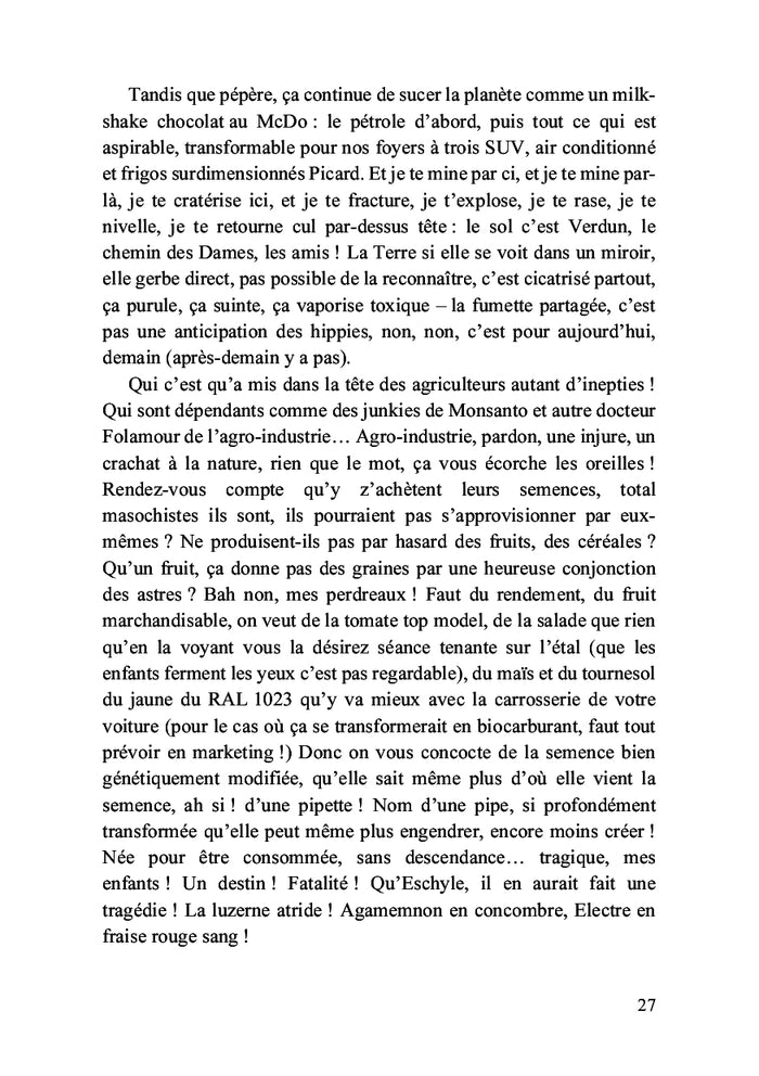 Abécédaire apocalyptique