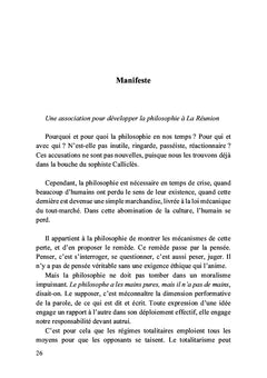 Penser et s'engager pour La Réunion
