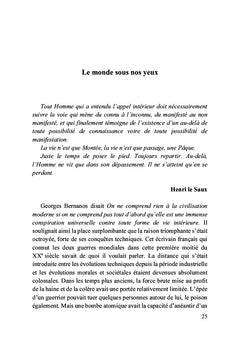 L'invitation au voyage intérieur
