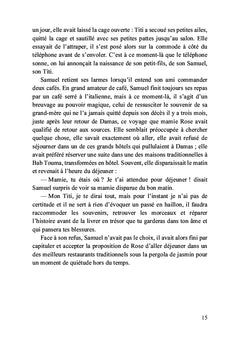 Une vie au parfum du jasmin