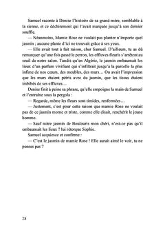 Une vie au parfum du jasmin