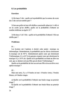 Entraînement aux concours et examens