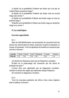 Entraînement aux concours et examens