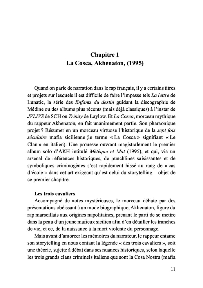 Storytelling, une exploration narrative du rap francophone