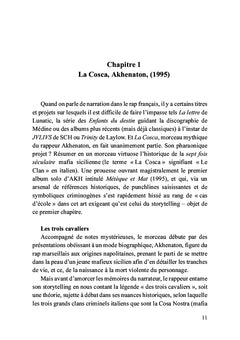 Storytelling, une exploration narrative du rap francophone