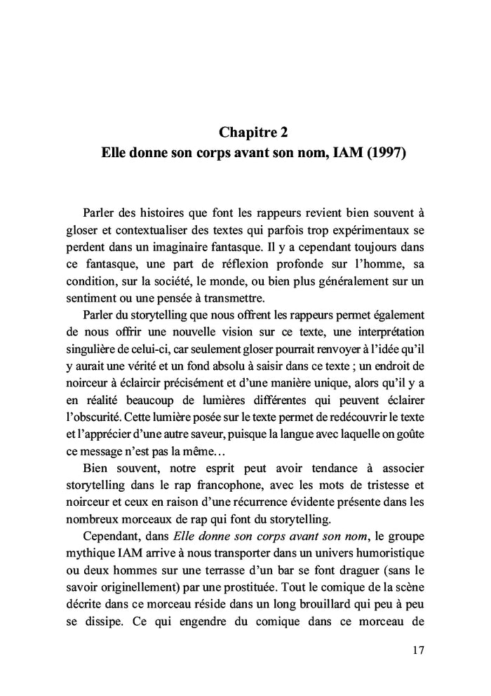 Storytelling, une exploration narrative du rap francophone