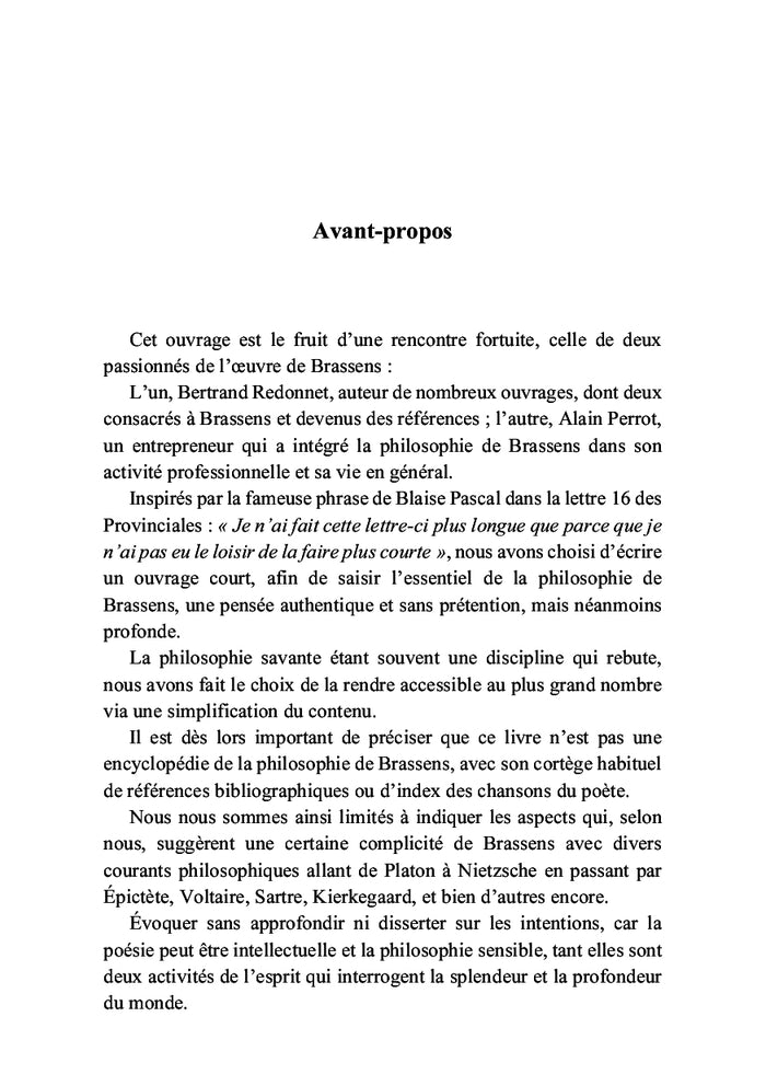 Vivre pour ses idées