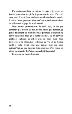 À toi, chéri Krzysztof
