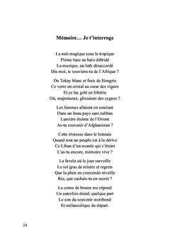 Vers des sillages nostalgiques