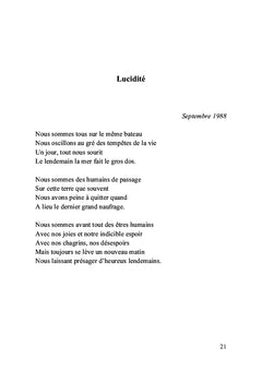 La fulgurance du temps