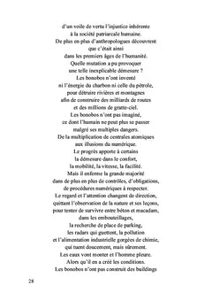 Si j'étais né d'une femelle bonobo