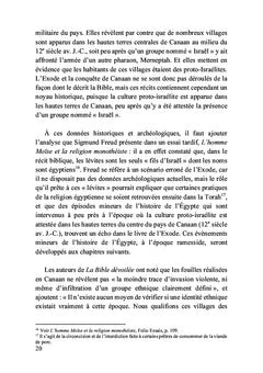 L'origine égyptienne de la Bible, clé de la lecture du livre de la Genèse