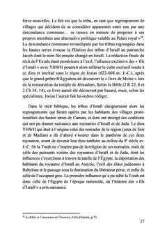 L'origine égyptienne de la Bible, clé de la lecture du livre de la Genèse