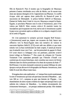 L'origine égyptienne de la Bible, clé de la lecture du livre de la Genèse