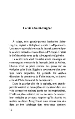 Mon enfance à Saint-Eugène