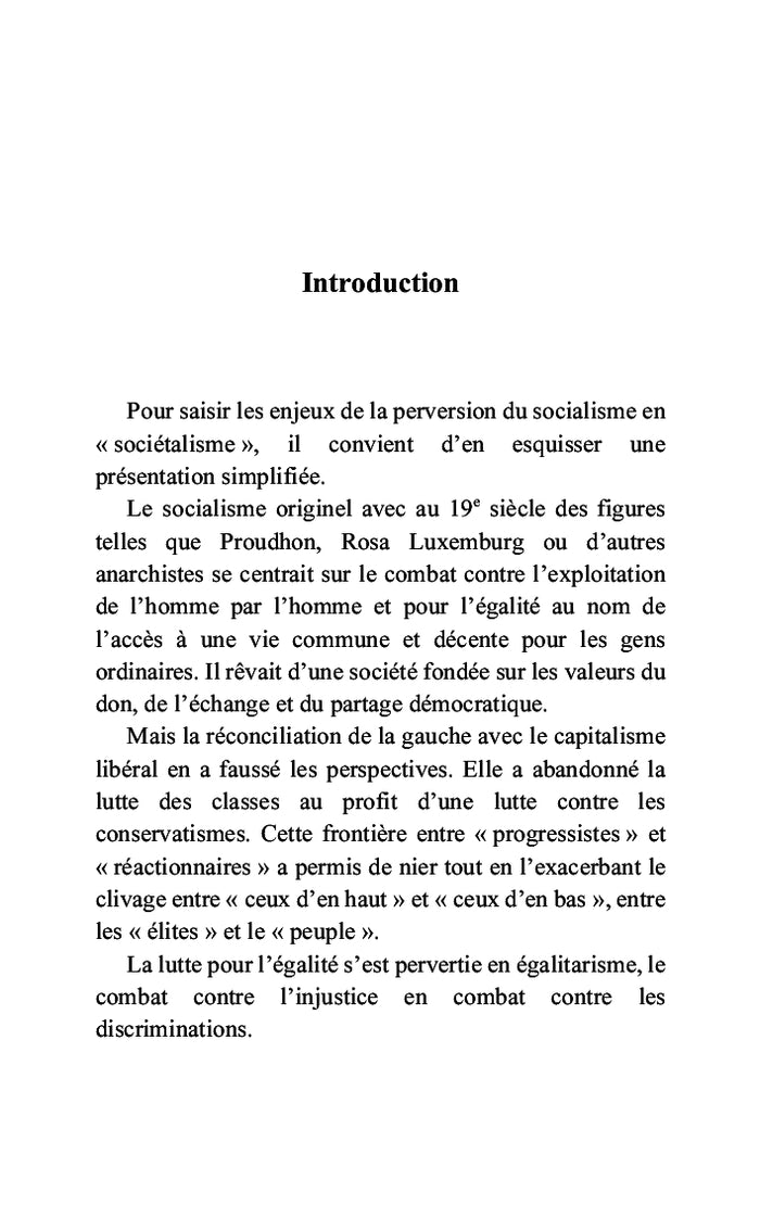 La trahison de la gauche