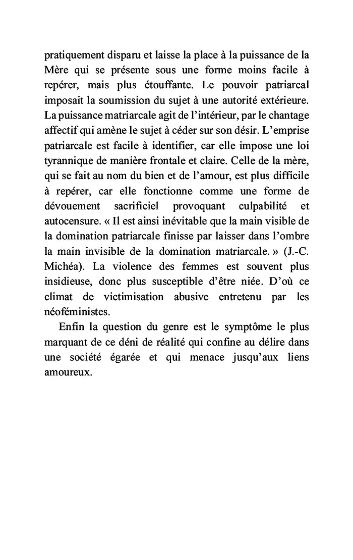 La trahison de la gauche