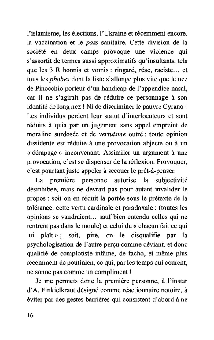 La trahison de la gauche