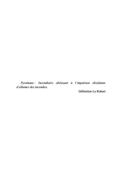 Pyromane