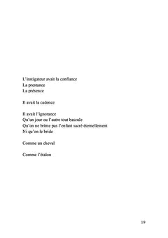 Un potentiel infini