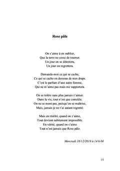 Rose pâle