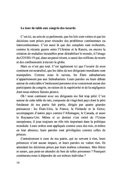 Mon continent se réveille