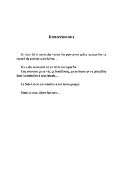 La Sale Gosse est une poétesse