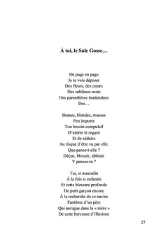 La Sale Gosse est une poétesse