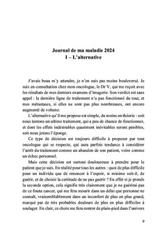 Ce que j'aimerais vous dire