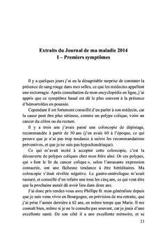 Ce que j'aimerais vous dire