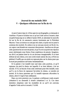 Ce que j'aimerais vous dire