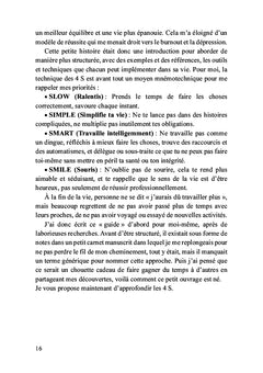 La philosophie des 4 S pour une vie plus équilibrée