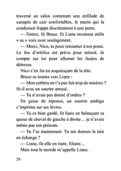 La fille à la rose - Livre gros caractères