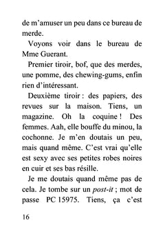 L'espionne était en foncé - Livre gros caractères