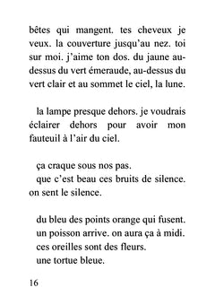 Blanc et beige Vert et bleu Un désert