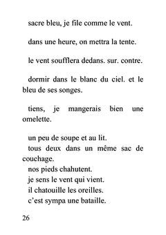 Blanc et beige Vert et bleu Un désert