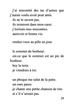 Blanc et beige Vert et bleu Un désert