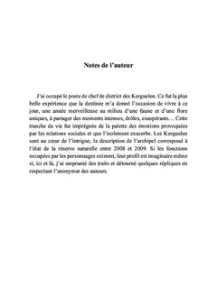 Le cadavre des Kerguelen