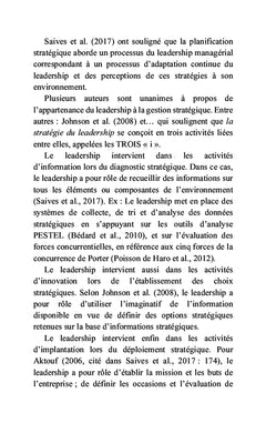 Analyse critique du leadership