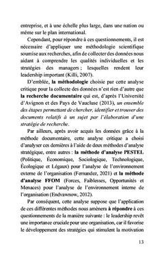 Analyse critique du leadership