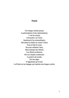 Mon langage, ma poésie