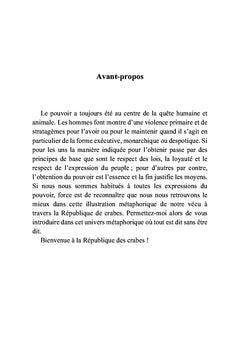 La république des crabes