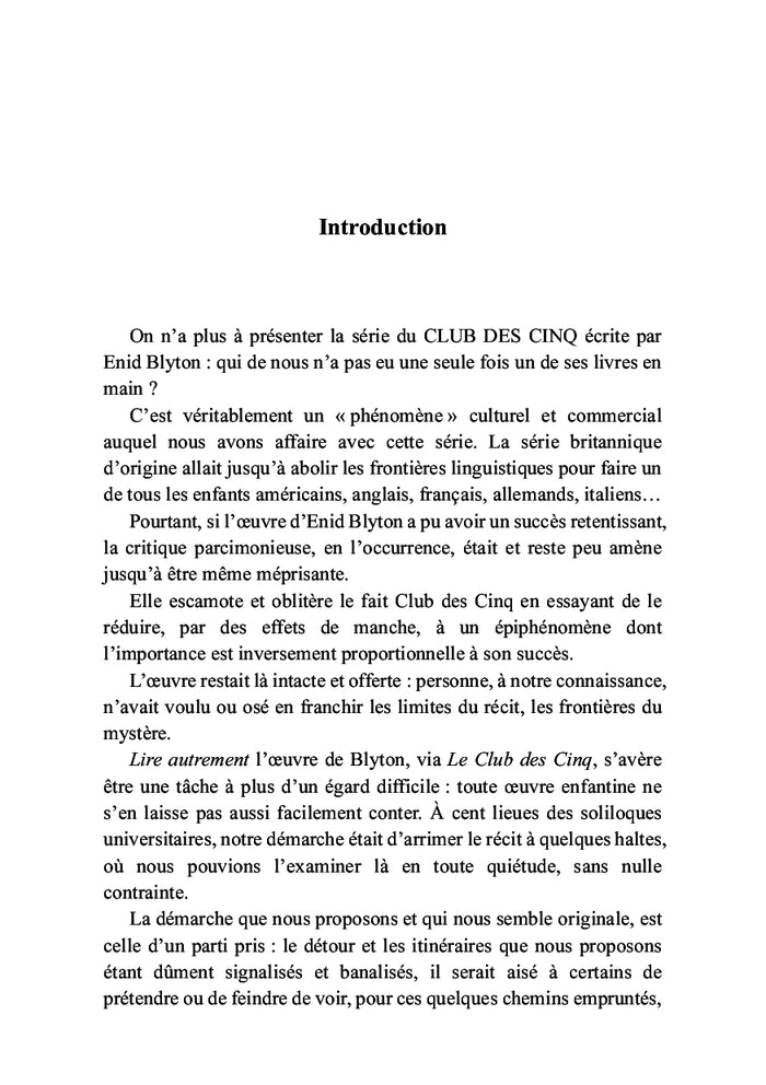 Ombres et lumières d'une série enfantine