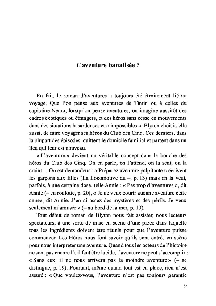 Ombres et lumières d'une série enfantine