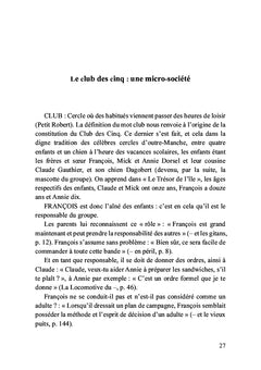 Ombres et lumières d'une série enfantine